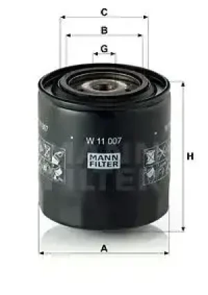 Filtr oleju DEUTZ-FAHR AGROPLUS MANN-FILTER