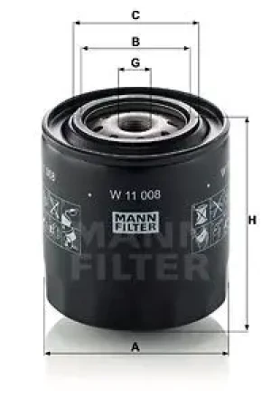 Filtr oleju NEW HOLLAND TN MANN-FILTER