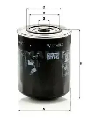 Filtr oleju VOLVO F4 MANN-FILTER