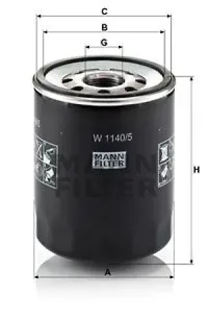 Filtr oleju IVECO TURBOSTAR MANN-FILTER