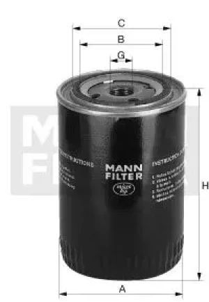 W 1168/3 MANN-FILTER Filtr oleju