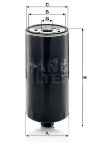 W 1170/13 MANN-FILTER Filtr oleju