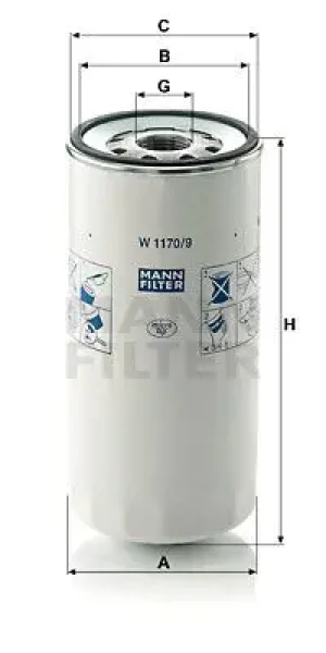 Filtr oleju FORD Cargo MANN-FILTER