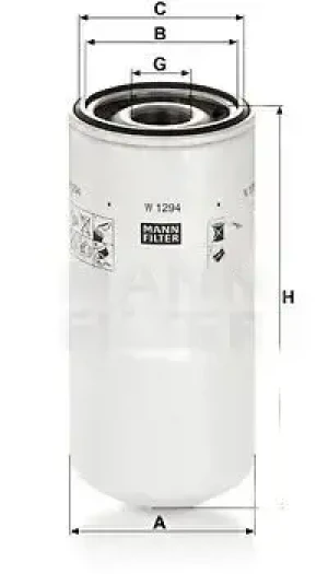W 1294 MANN-FILTER Filtr oleju
