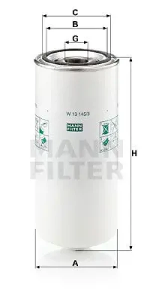W 13 145/3 MANN-FILTER Filtr oleju