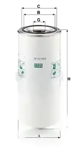 Filtr oleju NEOPLAN Spaceliner MANN-FILTER