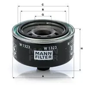 W 1323 MANN-FILTER Filtr oleju