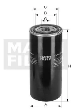 Filtr oleju MASSEY FERGUSON MF 8600 MANN-FILTER