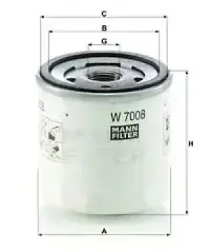 Filtr oleju FORD MONDEO IV MANN-FILTER