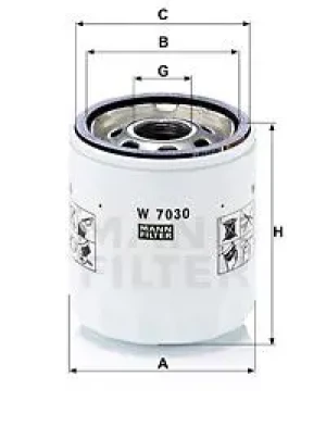 Filtr oleju CHRYSLER 200 MANN-FILTER