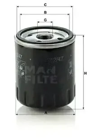 Filtr oleju z zaworem zwrotnym RENAULT TRAFIC MANN-FILTER