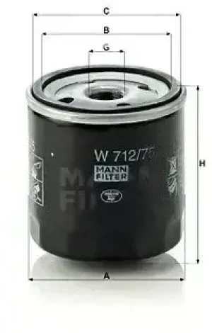 Filtr oleju OPEL OMEGA B MANN-FILTER