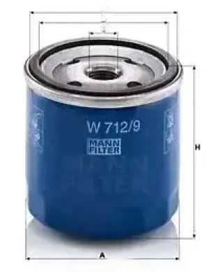 Filtr oleju CITROËN AMI MANN-FILTER