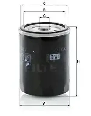 Filtr oleju TRIUMPH 1500 I MANN-FILTER