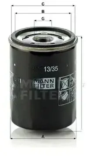 Filtr oleju SMART FORFOUR I MANN-FILTER