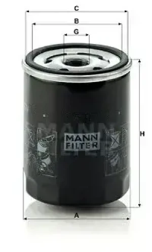 Filtr oleju FIAT 132 MANN-FILTER