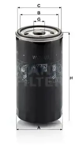 Filtr oleju FORD FIESTA II MANN-FILTER