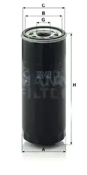 Filtr oleju AUDI A6 C5 MANN-FILTER