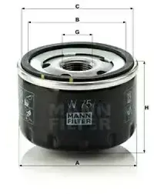 Filtr oleju z zaworem zwrotnym RENAULT VEL SATIS MANN-FILTER