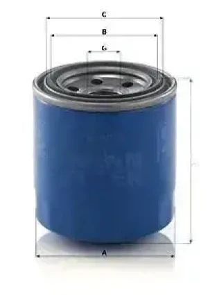 Filtr oleju z zaworem zwrotnym HYUNDAI ix20 MANN-FILTER