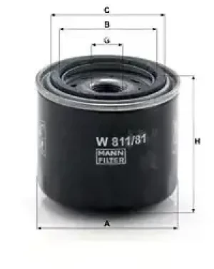 Filtr oleju LANDINI ALPINE MANN-FILTER