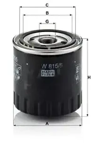 Filtr oleju RENAULT TRAFIC MANN-FILTER