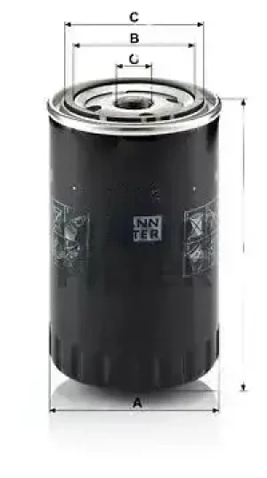 Filtr oleju z zaworem zwrotnym VW PASSAT B3/B4 MANN-FILTER