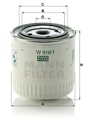 Filtr oleju FORD TRANSIT Skrzynia (V_ _) MANN-FILTER