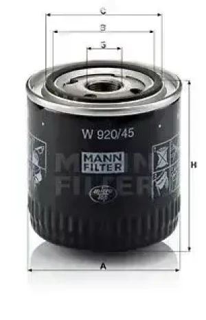 Filtr oleju FORD USA MUSTANG MANN-FILTER