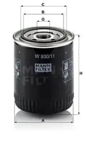 Filtr oleju TATA LOADBETA MANN-FILTER