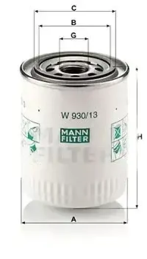 Filtr oleju JAGUAR XJ IV MANN-FILTER