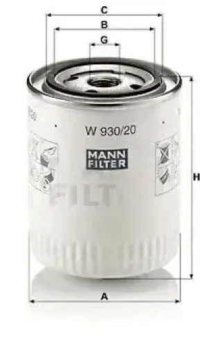 Filtr oleju GAZ GAZELLE NEXT Skrzynia MANN-FILTER