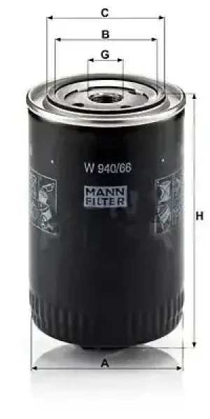 Filtr oleju z zaworem zwrotnym AUDI A4 B6 MANN-FILTER