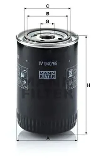 Filtr oleju IVECO DAILY IV Skrzynia MANN-FILTER