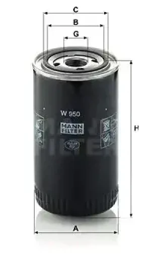 Filtr oleju DAF F 2200 MANN-FILTER
