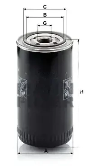 Filtr oleju z zaworem zwrotnym NISSAN PICK UP MANN-FILTER