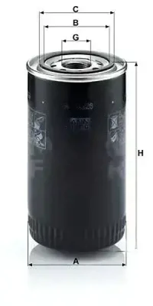Filtr oleju IVECO CROSSWAY MANN-FILTER