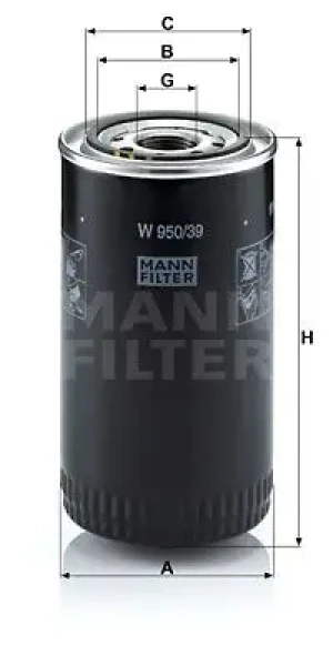 Filtr oleju BMC MIDILUX MANN-FILTER