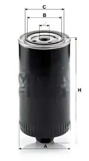 Filtr oleju z zaworem zwrotnym VOLVO 960 II MANN-FILTER