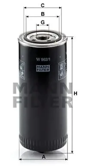Filtr hydrauliczny skrzyni biegów IVECO CITYCLASS MANN-FILTER