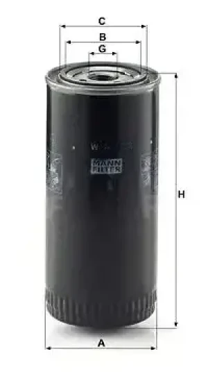 W 962/53 MANN-FILTER Filtr oleju