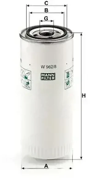 Filtr oleju DAF F 2700 MANN-FILTER