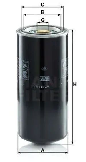 WD 13 145/1 MANN-FILTER Filtr oleju