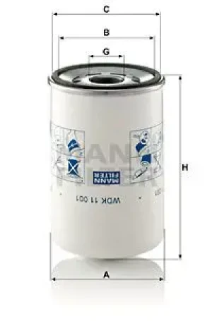 B11R Filtr paliwa VOLVO B11 MANN-FILTER
