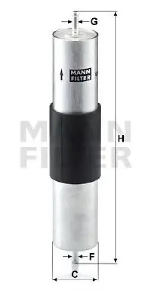 318 i, 316 i, 328 i, 320 i, 323 i Filtr paliwa BMW 3 E36 MANN-FILTER