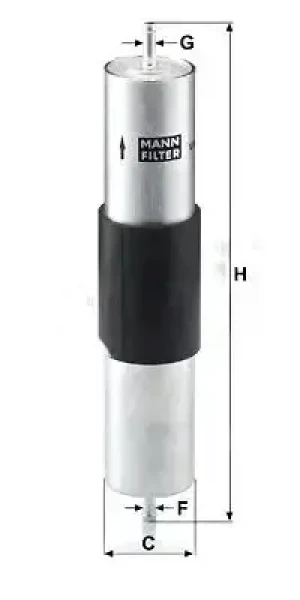 3.2 Filtr paliwa ALPINA B3 E36 MANN-FILTER