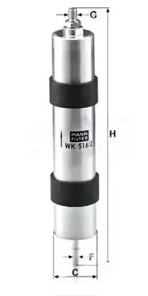 WK 516/2 MANN-FILTER Filtr paliwa