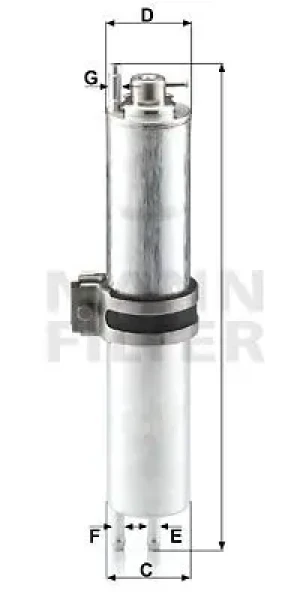 4.4 Filtr paliwa ALPINA B7 E65 MANN-FILTER