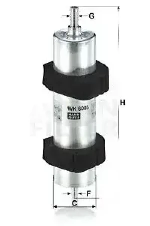 2.0 TDI, 3.0 SQ5 Filtr paliwa AUDI Q5 MANN-FILTER