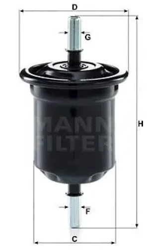 WK 6013 MANN-FILTER Filtr paliwa
